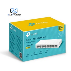 TP-Link LS1008 TPLink 8 Port 10/100Mbps Desktop Switch Hub - LS1008