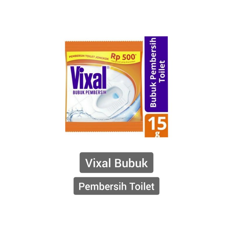 Vixal Pembersih Toilet Bubuk (4 sachet @ 15 gram)