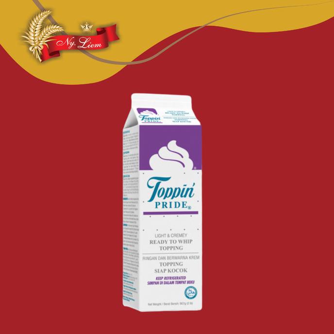 

(BISA COD) TOPPIN PRIDE Whipping Cream 907 gram (GOSEND/GRAB ONLY)