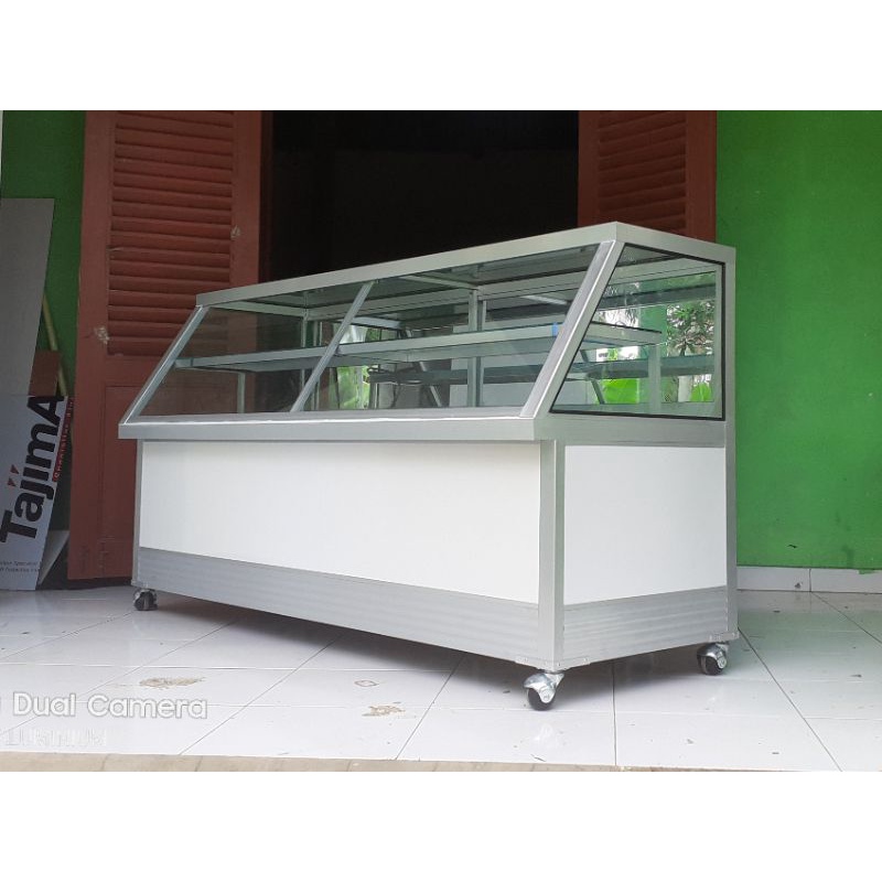 etalase counter HP 150x50x80 cm