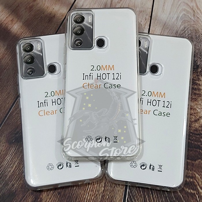 CASE INFINIX HOT 12I - CLEAR CASE 2MM TPU HD INFINIX HOT 12I 2022 - SS