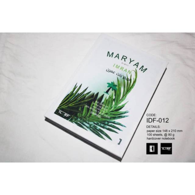 

Notebook Ildaf Hardcover Maryam binti Imran