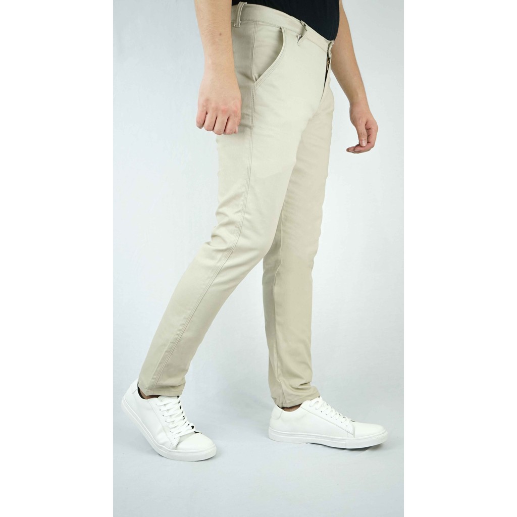 Houseofcuff Celana  Chino  Panjang Pria  Slim fit Stretch  