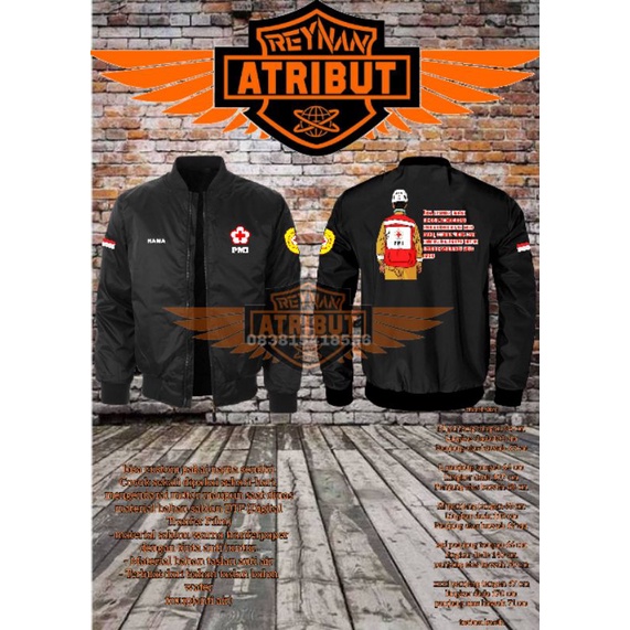 jaket pmi/ jaket bomber pmi