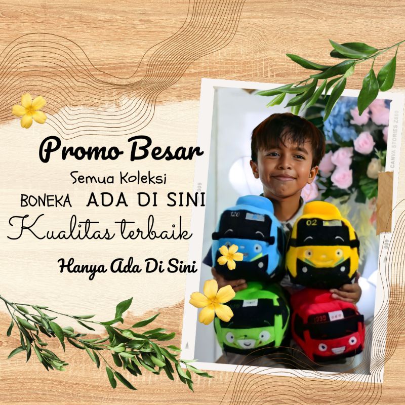 Boneka Tayo ,Boneka mobil tayo