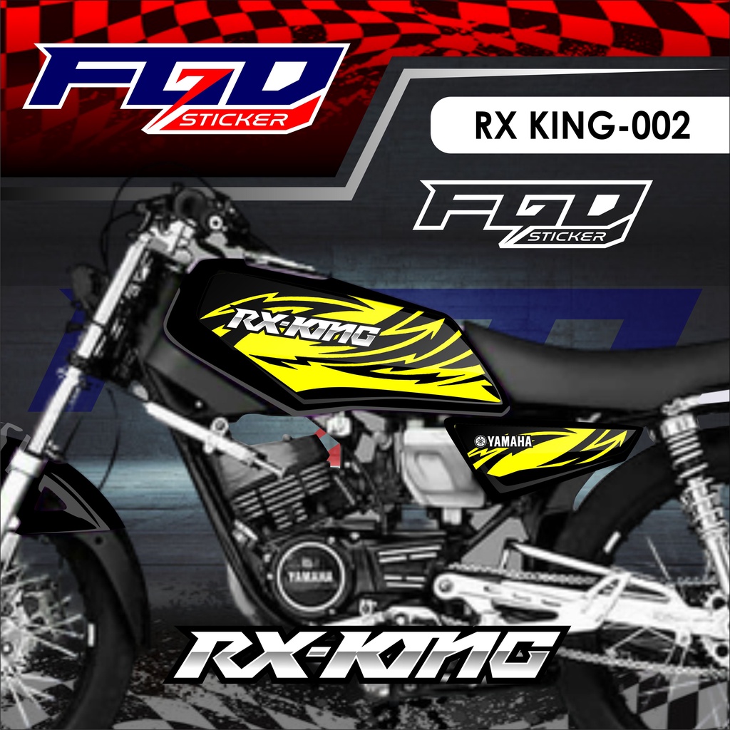Striping Rx King - Stiker Variasi List Motor Rx King Graphic 002