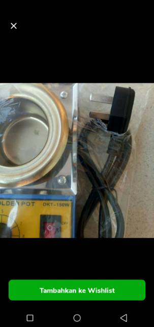 solder pot kecil 150watt alat untuk memasak timah