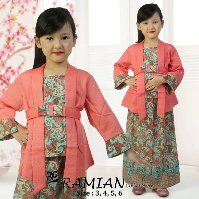 Baju Muslim Kebaya Anak Perempuan Shopee