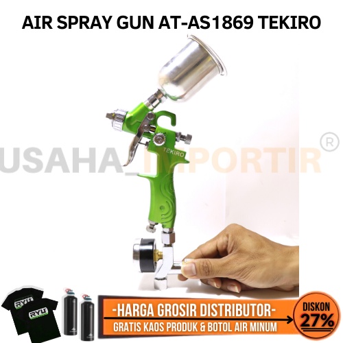 Spray Gun Tipe 1869 Tekiro Original Air Spray Gun Tekiro Semprotan Cat Tabung 1869 Tekiro Perkakas S