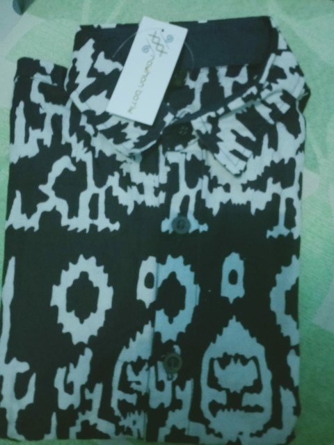 Kemeja Batik Anak Navy Series