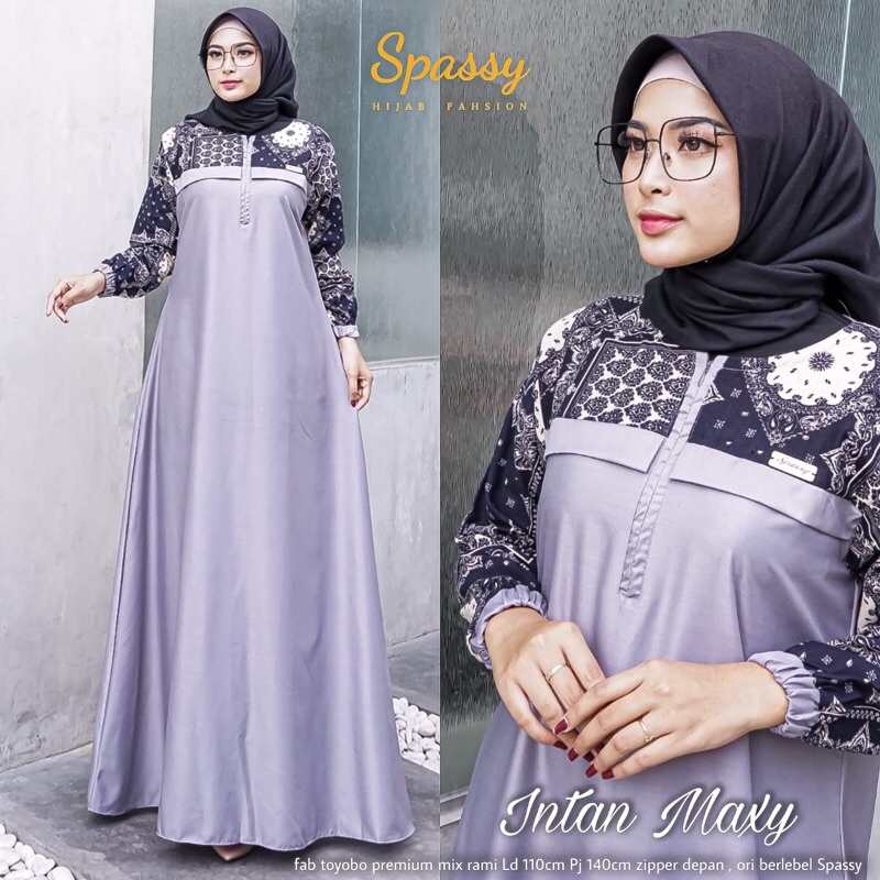 INTAN MAXY BY SPASSY / DRESS TOYOBO SPASSY / UWAIS / GAMIS TOYOBO ORI SPASSY