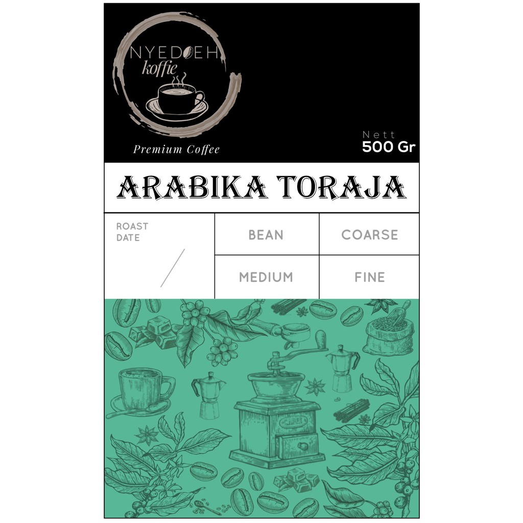 

KOPI ARABIKA TORAJA 500 GR GRAM ARABICA