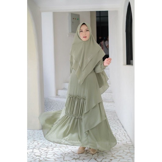 GAMIS SYARI POLOS RENDA ORIGINAL GAMIS SET SYAR'I ORI BERMERKS GAMIS CERUTY BABYDOLL BUSANA MUSLIM W