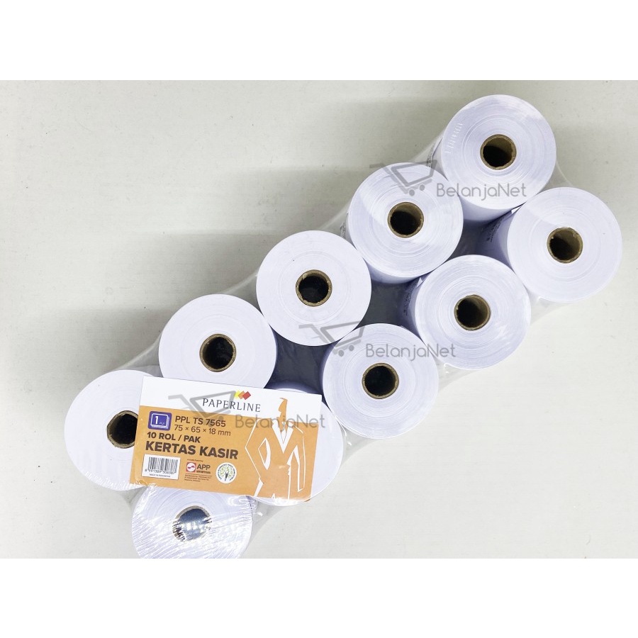 

Kertas Struk Kasir Telstruk Paperline Ukuran 75x65 1 PLY PPL TS 7565
