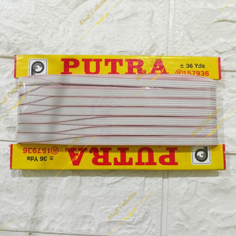 Elastik Putra ukuran 7mm 1meter