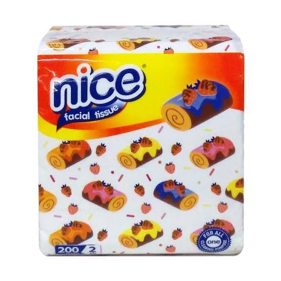 NICE Facial Tissue Pop Up 200 Sheets