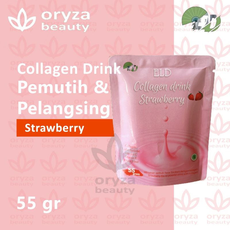 MINUMAN ELD COLLAGEN DRINK BPOM MURAH PEMUTIH &amp; PELANGSING DALAM 1 KEMASAN