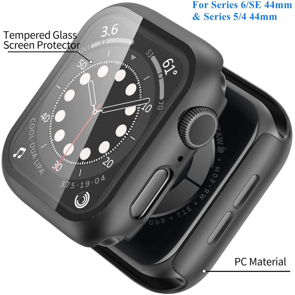 Case Pelindung Layar Transparan Untuk Apple Watch Seri 6 / 5 / 4 / 3 / 2 / 1 Se