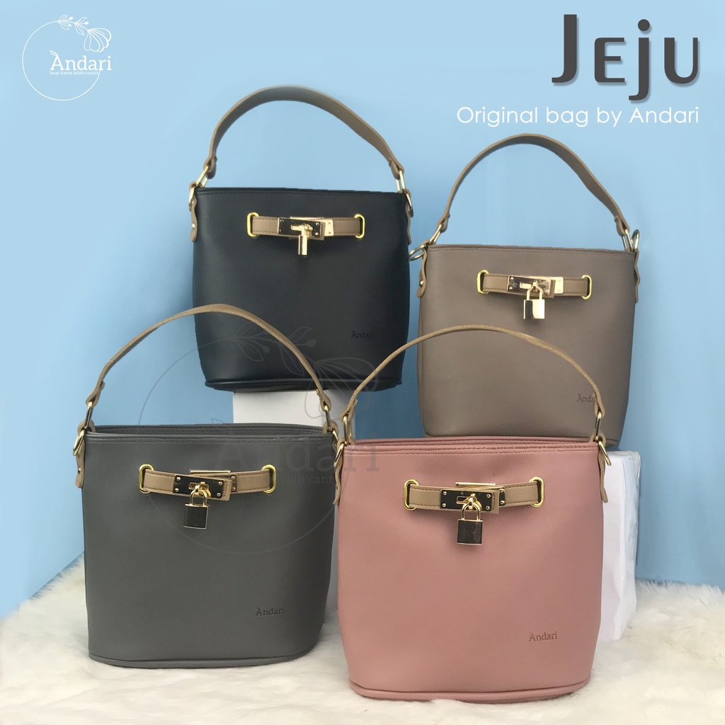 Tas Selempang / Hand Bag Wanita Terbaru Satu Ruang Cocok Untuk Healling Lucu Kekinian Terlaris &amp; Murah JEJU Bag ORIGINAL ANDARI