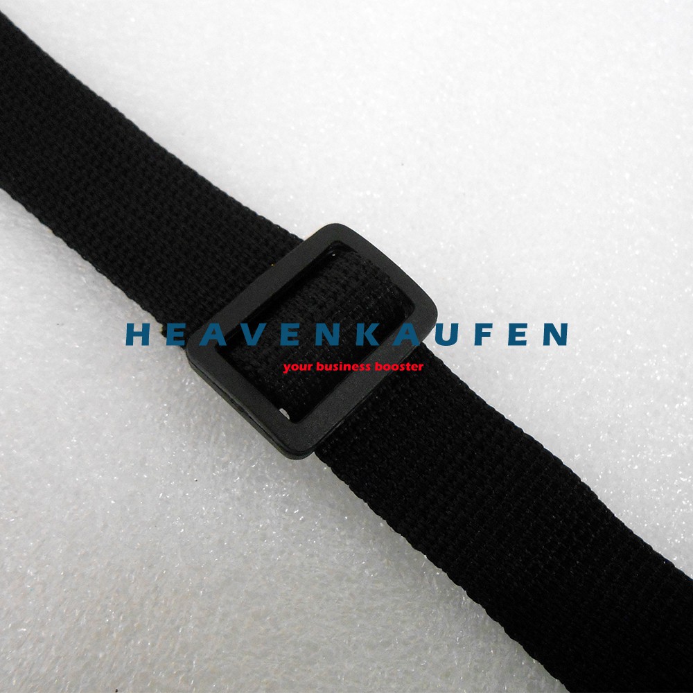 Strap Tas / Tali Selempang Tas Pria Warna Hitam Lebar 2,5 cm Kait ATG Bakar