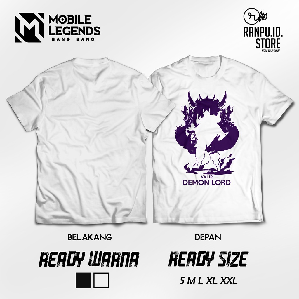 T-Shirt Kaos Game Mobile Legend Valir