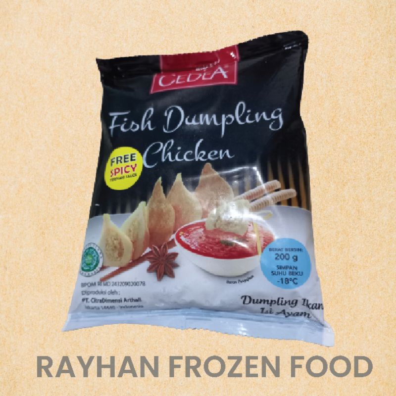 

CEDEA FISH DUMPLING CHICKEN DUMPLING ISI AYAM