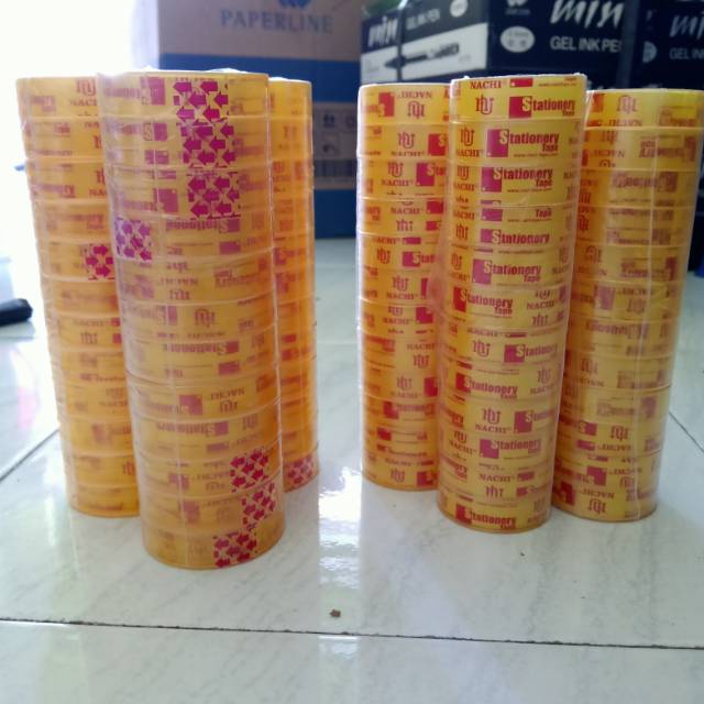Selotip / solatip / solasi / lakban / isolasi nachi bening kecil
