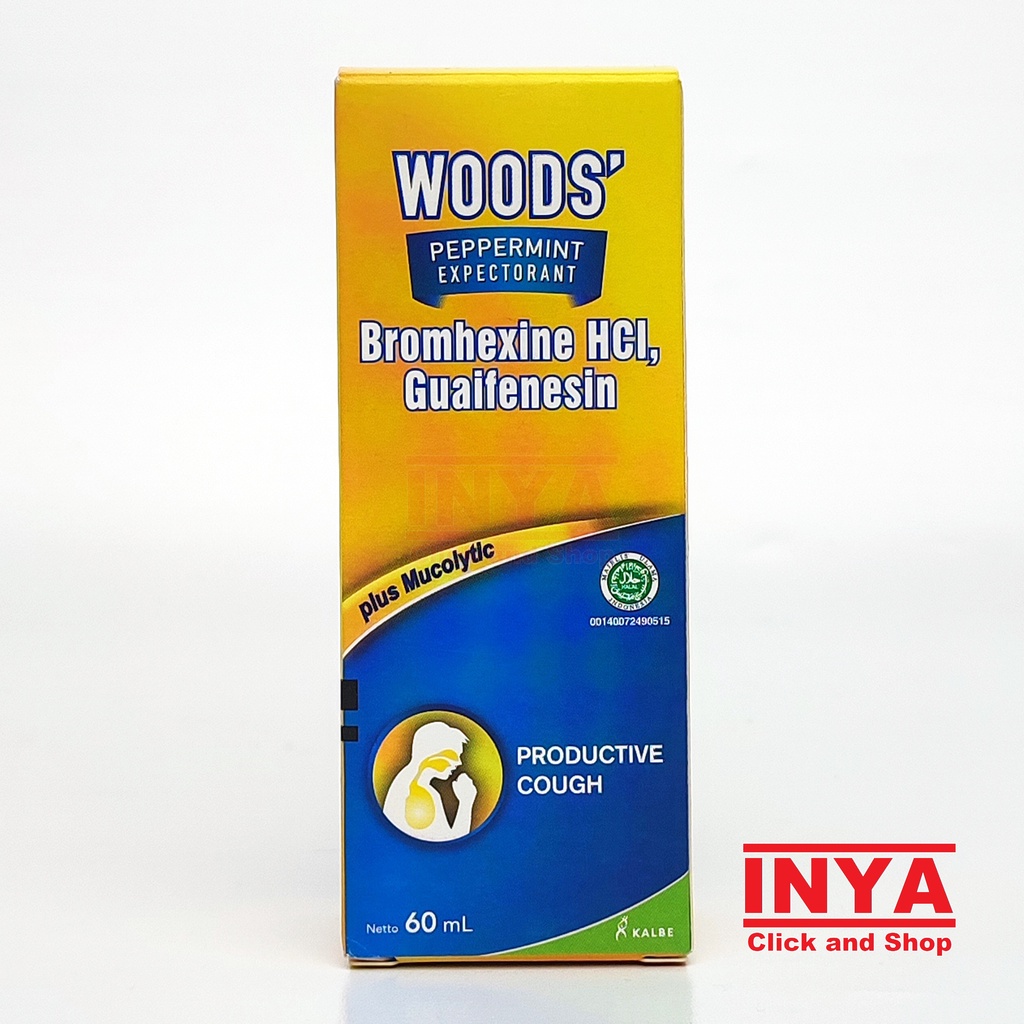 WOODS PEPERMINT EXPECTORANT BATUK BERDAHAK 60ml - Obat Batuk