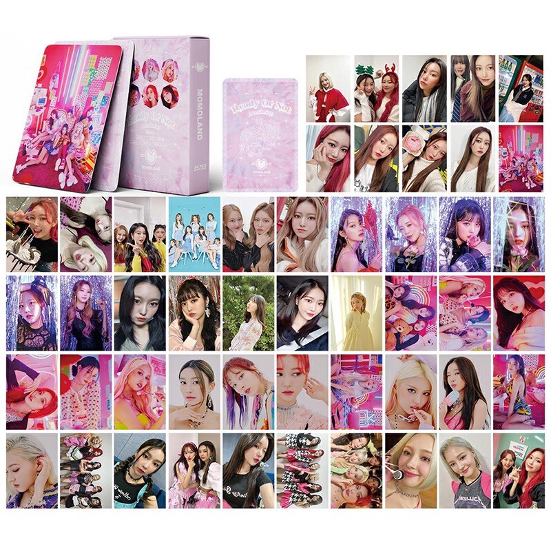 54pcs / Kotak Kartu Pos Kecil MOMOLAND photocard 2021