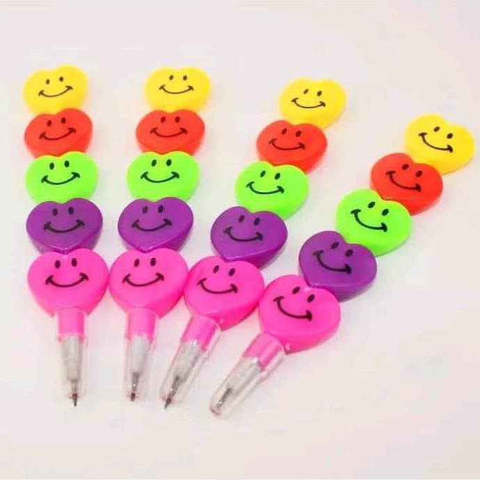 

Sale Pensil Susun Unik / Lucu 5-Tingkat Motif Emoji Hati Tersenyum Juara