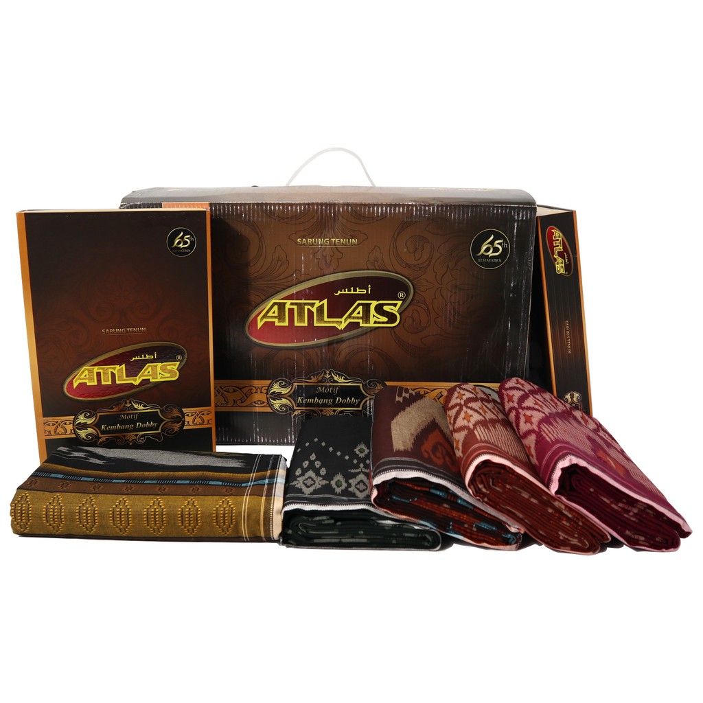 Sarung Atlas Motif Kembang Dobby Murah