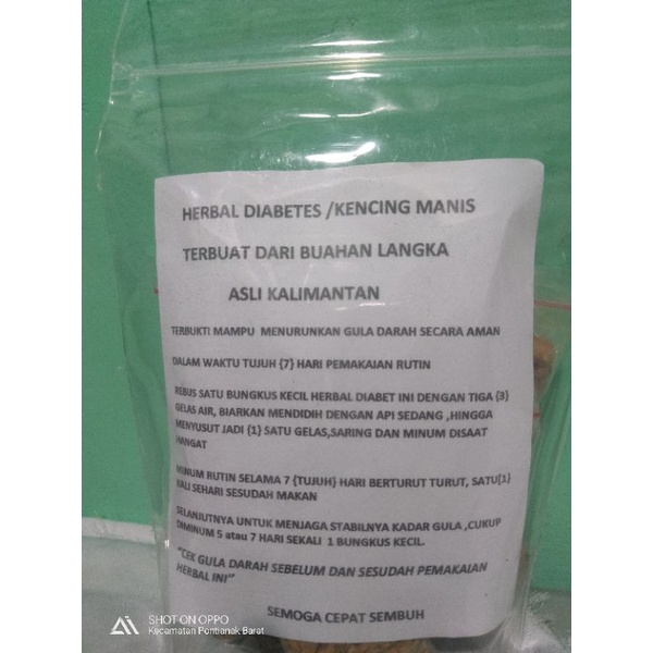 

Buah Insulin/Herbal Diabetes