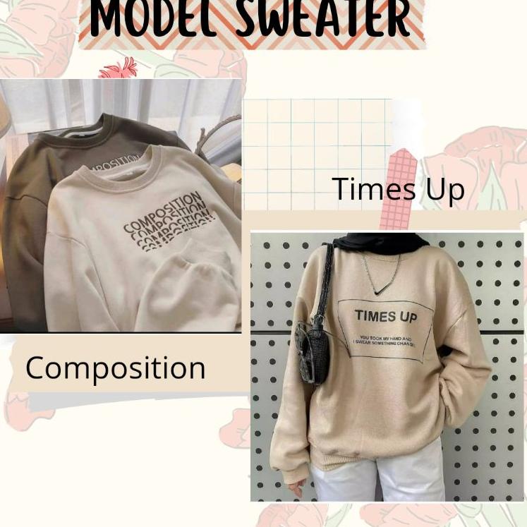 Rekomendasi KADO CEWEK MURAH / GIFT BOX SWEATER  CREWNECK/ Kado Ulang Tahun Cewek / Hampers Cewek / 