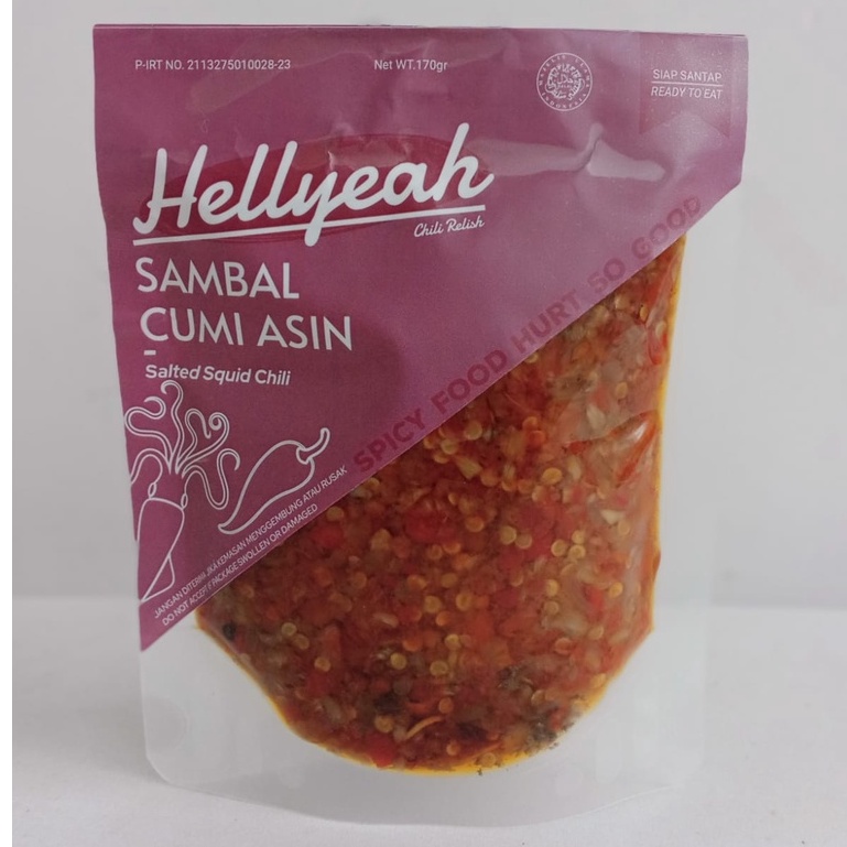 

SAMBAL HELLYEAH CUMI ASIN 170GR