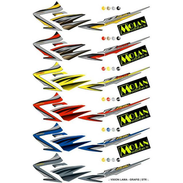 Striping fz150i vixion old