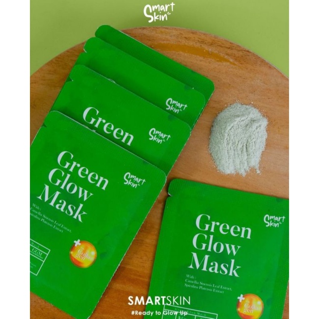 Green Glow Mask (100% ORI) bisa COD-1