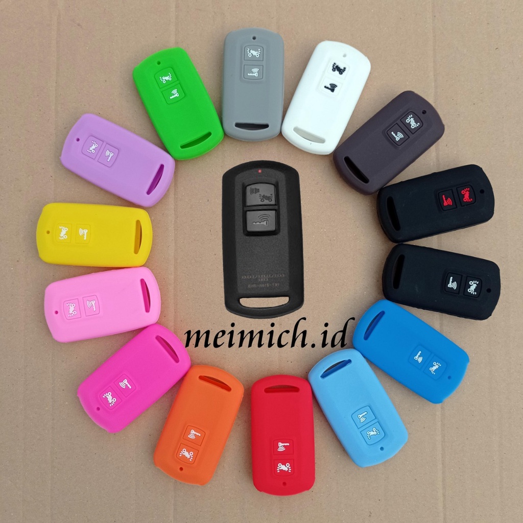 Silikon Kondom Kunci Case Remote HONDA SCOOPY HONDA VARIO 150 2 Tombol