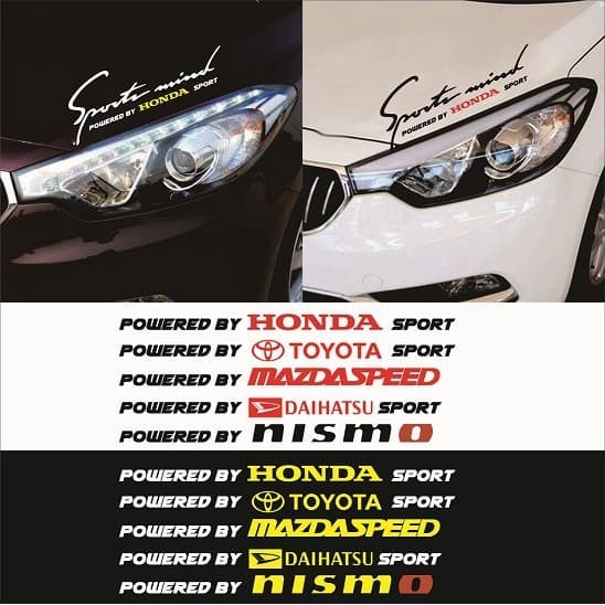 ADN.in Sticker SPORT MIND SPORTMIND CUSTOM HONDA TOYOTA DAIHATSU DLL