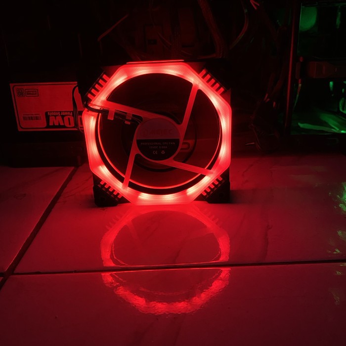 Andromeda L-03 Fan Casing 12CM Mejec Double LED RING - Fan Case 12 cm Led