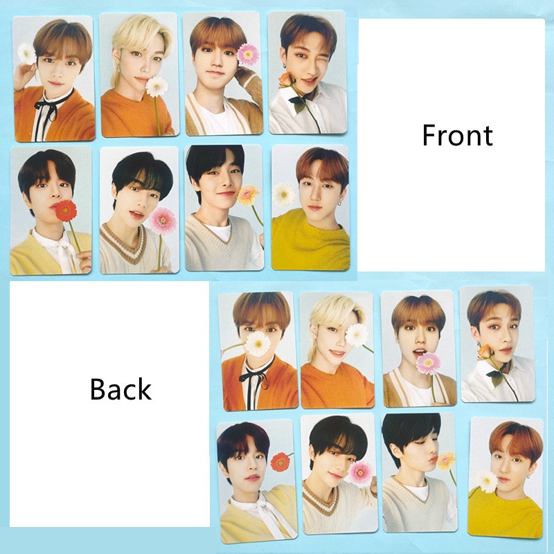 8pcs / set Kartu Foto Polaroid Motif Stray Kids SKZ NACIFIC Untuk Koleksi