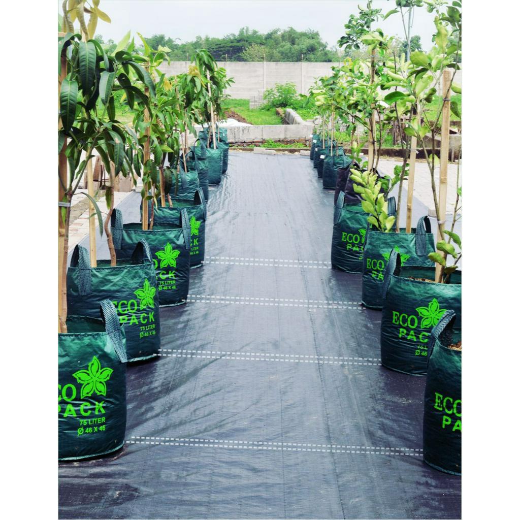 Eceran Weedmat Control Lebar 4 Meter Plastik Woven Pembasmi Gulma Ground Cover Anti UV Termurah