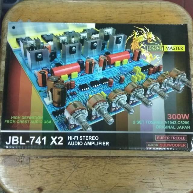 KIT POWER AMPLIFIER STEREO JBL 741-X2 300watt