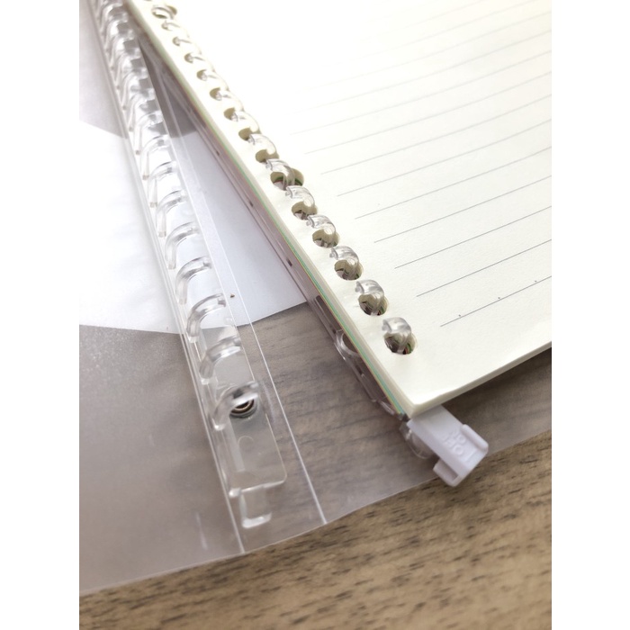 

Wow Binder Transparan Slim Smart Ring File Binder A5 B5 Limited