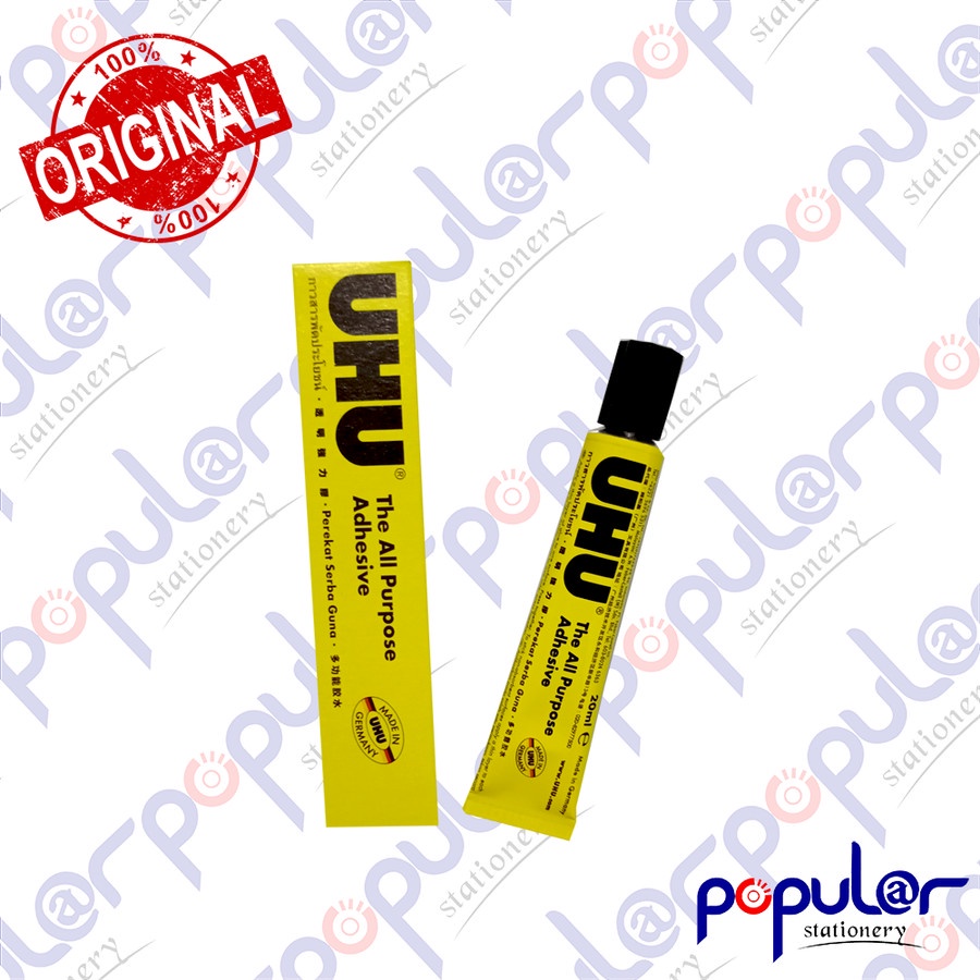 

Lem UHU All Purpose Adhesive Serbaguna Medium 20 ML