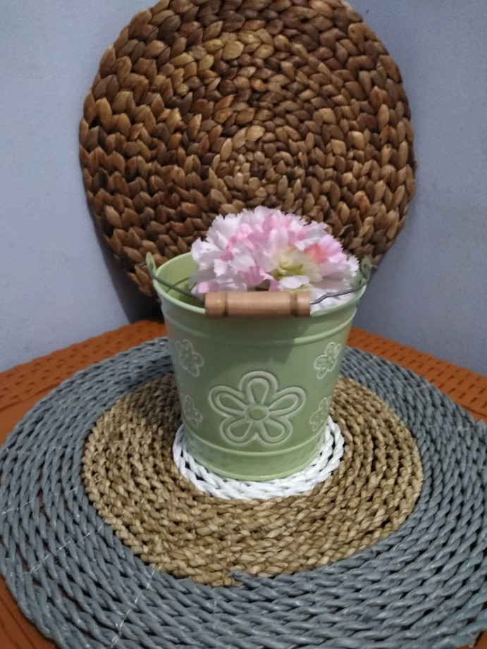 Bayar Di Tempat - Placemat Enceng Gondok / Tatakan Piring Enceng Gondok U 30cm Alas Piring