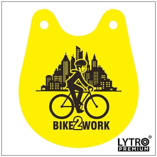 Bike Tag Sepeda - BIKE TO WORK - Gantungan Sadel Sepeda - Aksesoris Sepeda