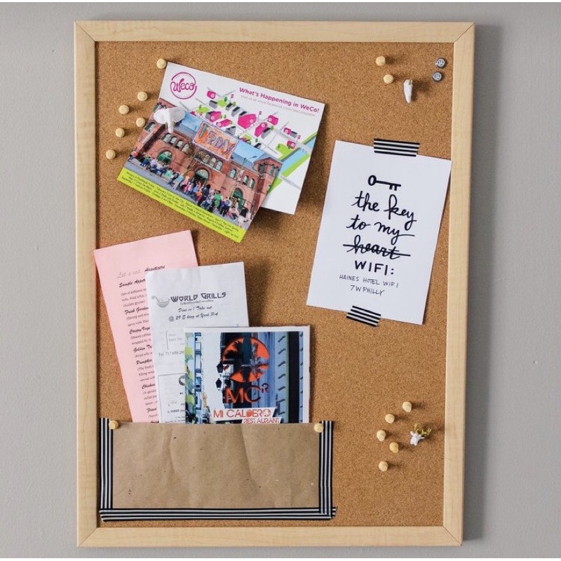 

[KHUSUS CUSTOM UKURAN] Cork Board