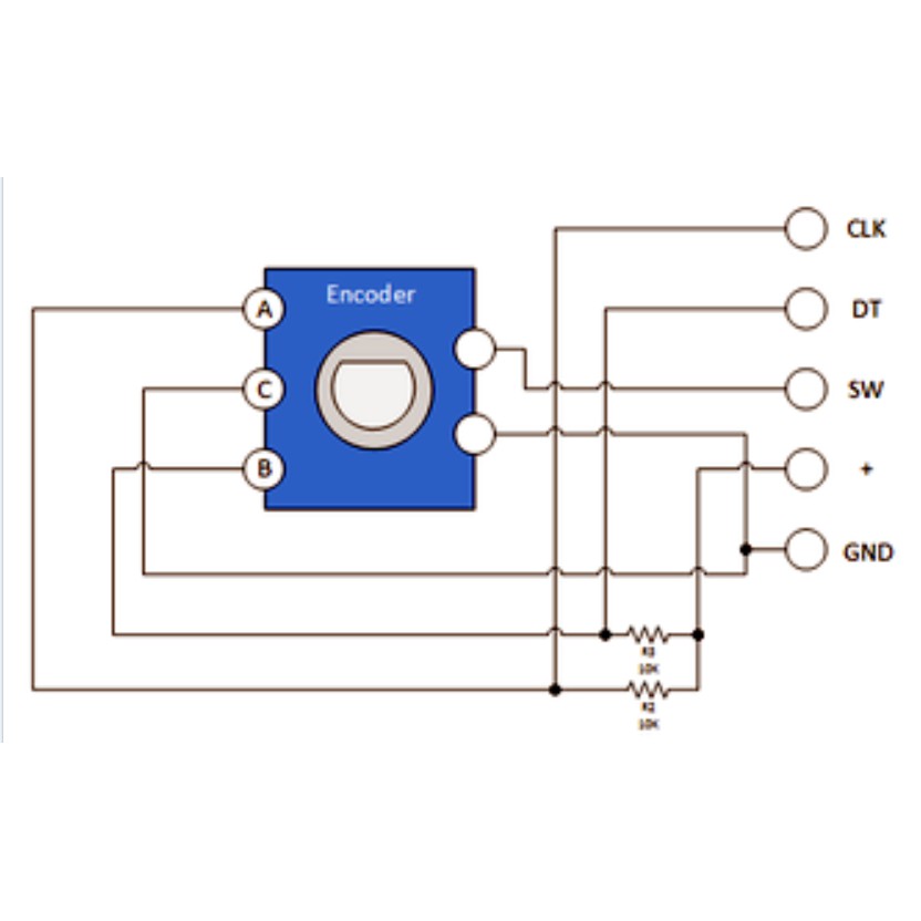 ROTARY DIGITAL ENCODER Module 5V TURN 360 DEGREE Arduino KY040 Sensor Speed