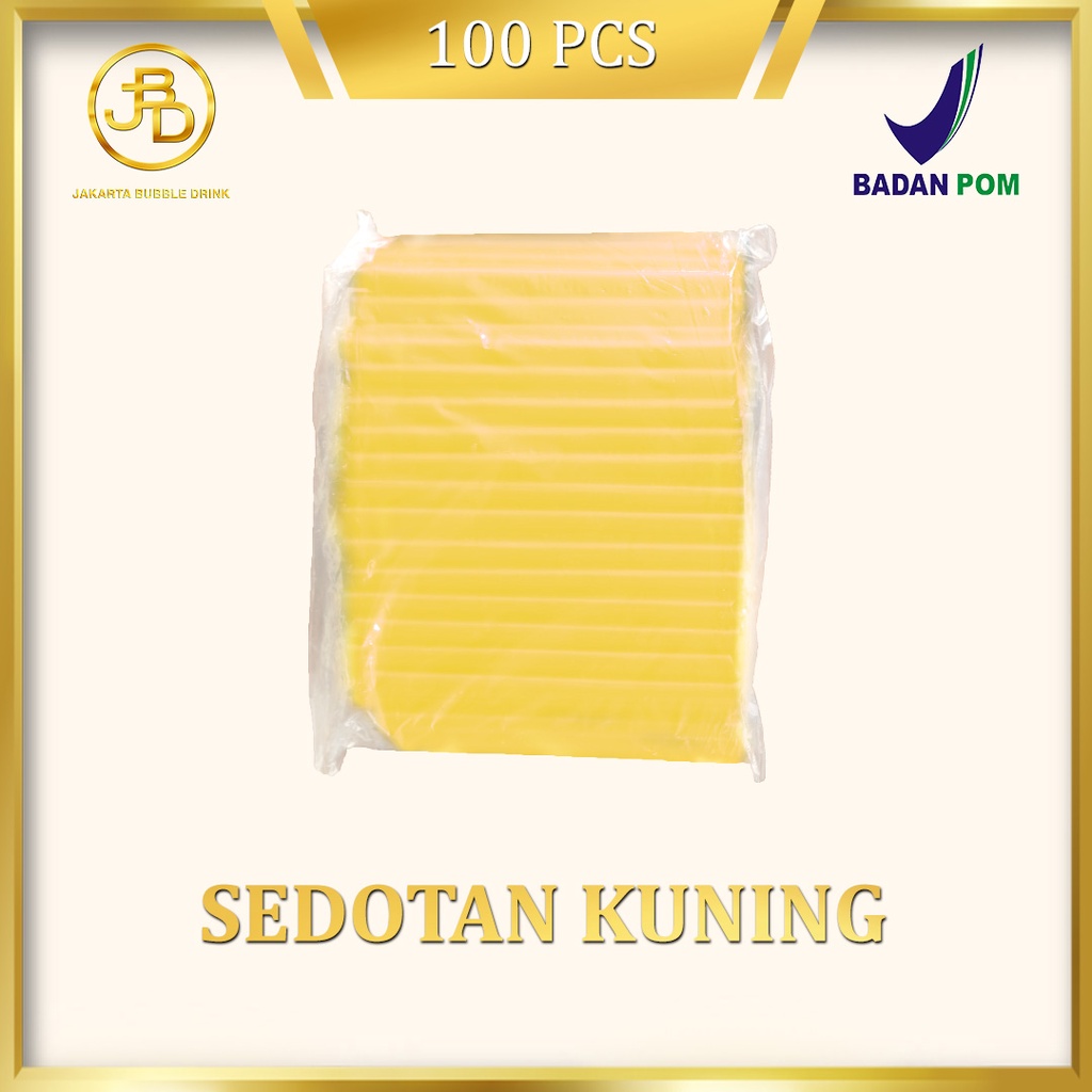 

Sedotan Bubble Kuning Full Color jbd