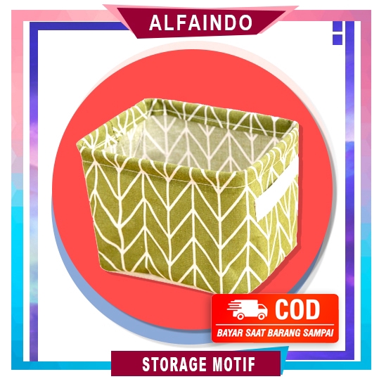 Alfaindo Storage Box Tempat Penyimpanan Keranjang Mini BS002